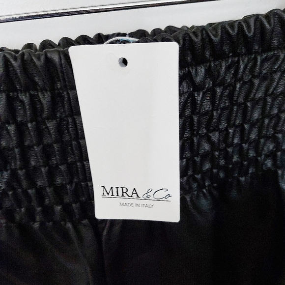 NWT | VEGAN LEATHER SHORTS - Picture 5 of 5